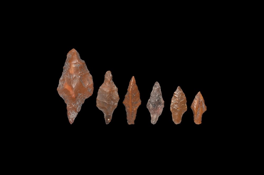 Stone Age Arrowhead Group (1 of 1)