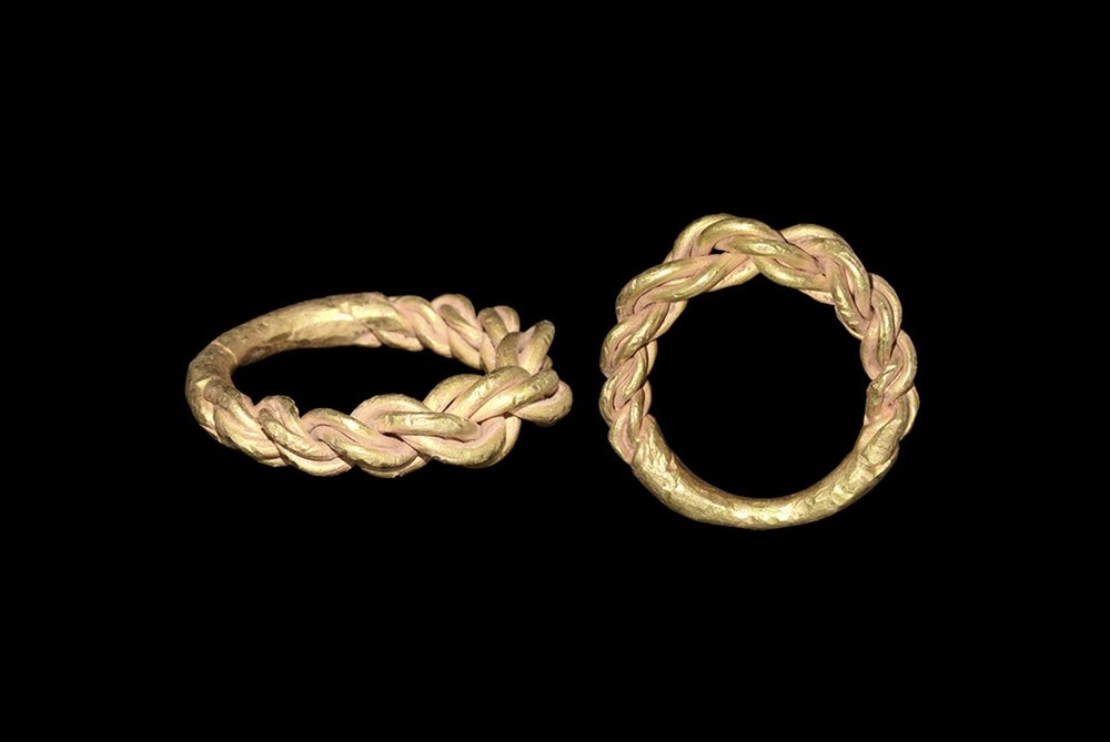Viking Large Plaited Ring (1 of 1)