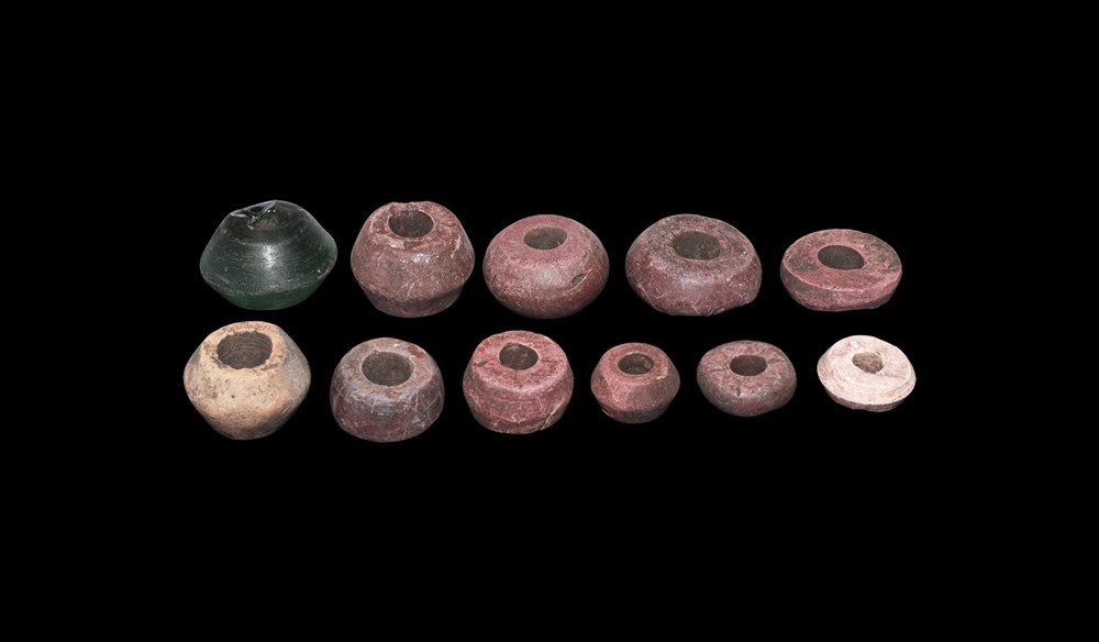 Viking Spindle Whorl Group (1 of 1)
