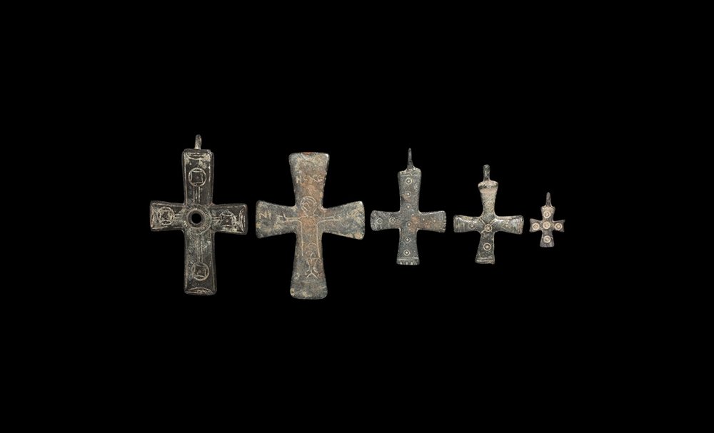 Byzantine Cross Pendant Group (1 of 1)