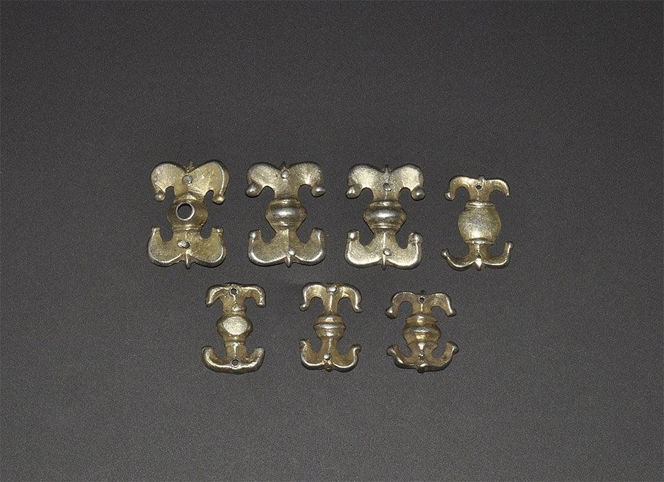 Medieval Gilt Mount Group (1 of 1)