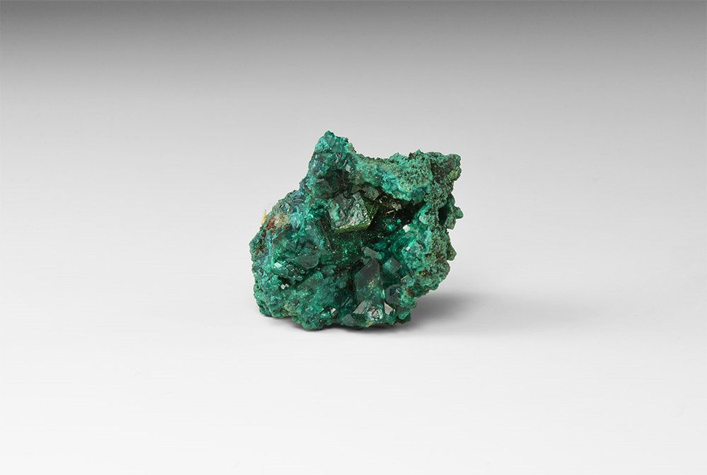 Natural History - Tsumeb Dioptase Mineral Specimen. (1 of 1)