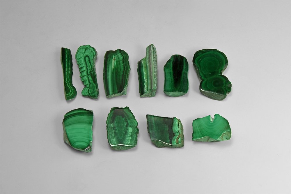 Natural History - Polished Malachite Mineral Specimen (1 of 1)