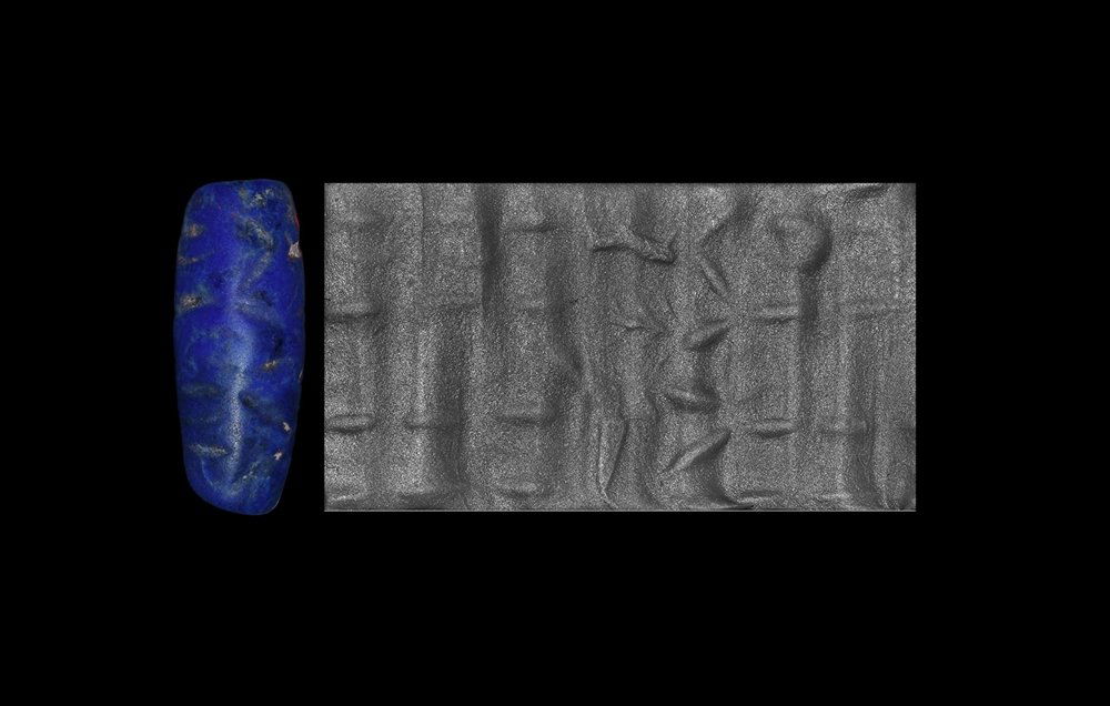 Western Asiatic Anatolian Cylinder Seal with Figure and (1 of 1)
