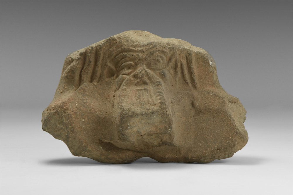Western Asiatic Vessel Fragment with Face (1 of 1)