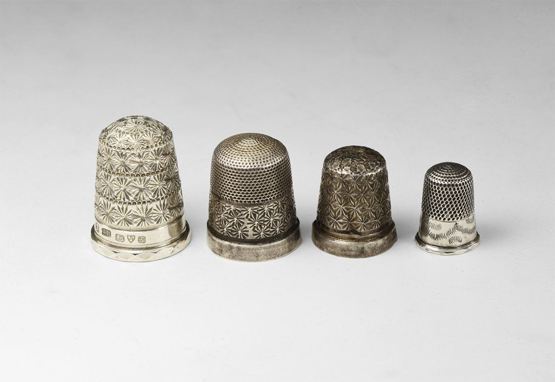 Antique and Vintage Silver Thimble Group (1 of 1)