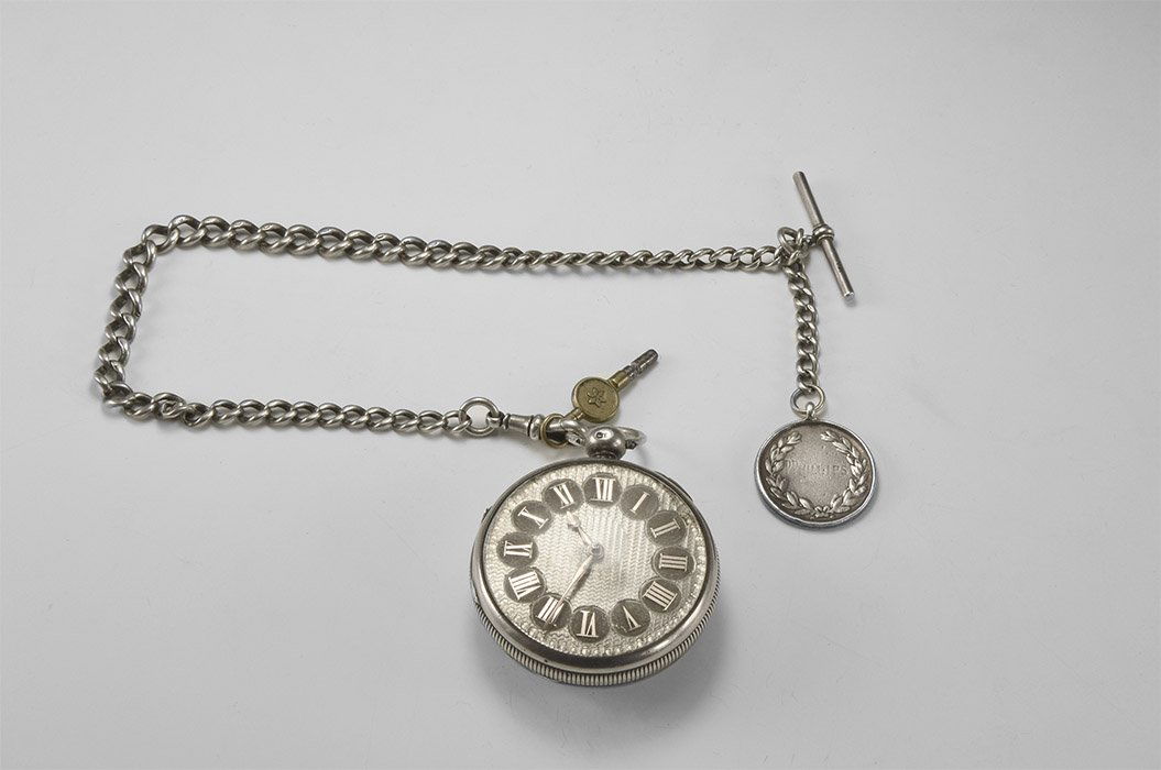Antique Silver Cased Pocket Watch (1 of 1)