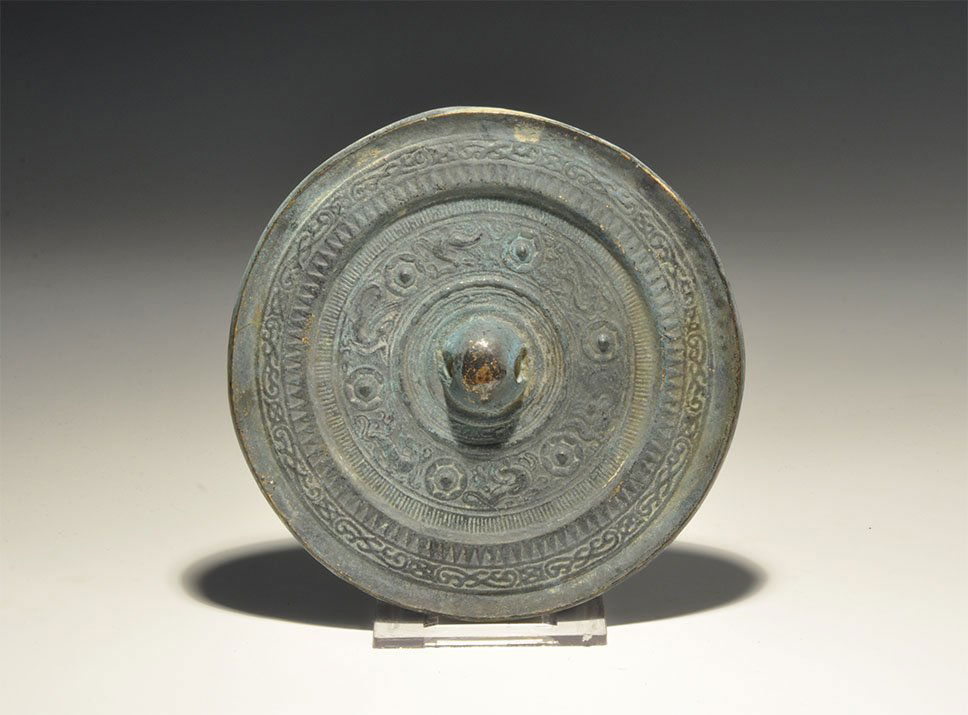 Chinese Disc Mirror with Rosettes (1 of 1)