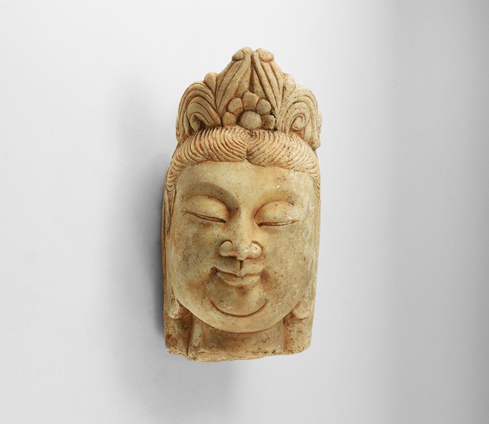 Chinese Style Buddha Statue Head (1 of 1)