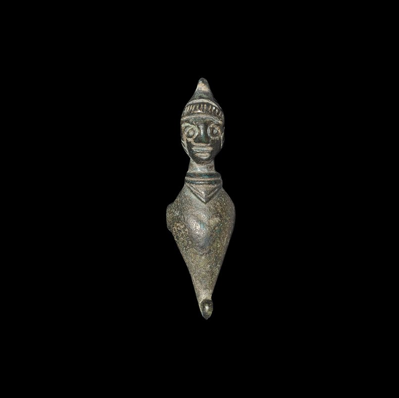 Iron Age Celtic Finial with Male Head (1 of 1)