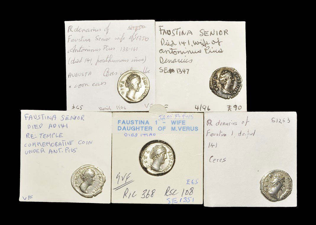 Ancient Roman Imperial Coins - Diva Faustina I - (1 of 1)
