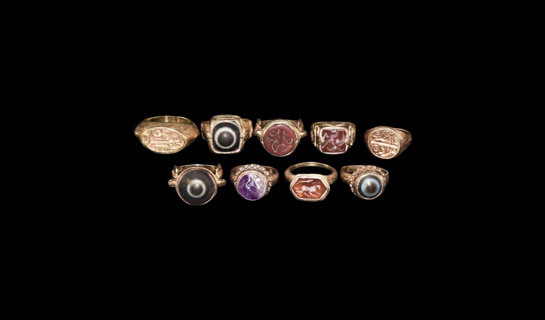 Post Medieval Gilt Ring Group (1 of 1)