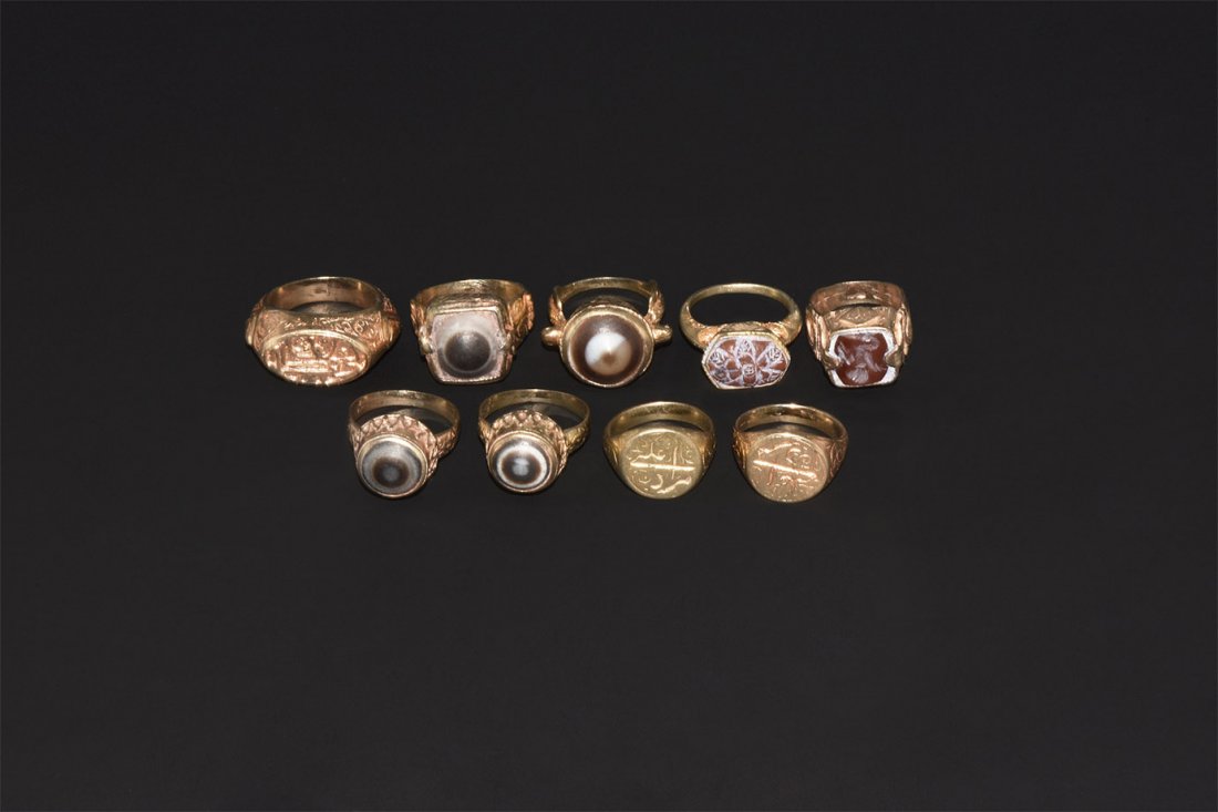 Post Medieval Gilt Ring Group (1 of 1)