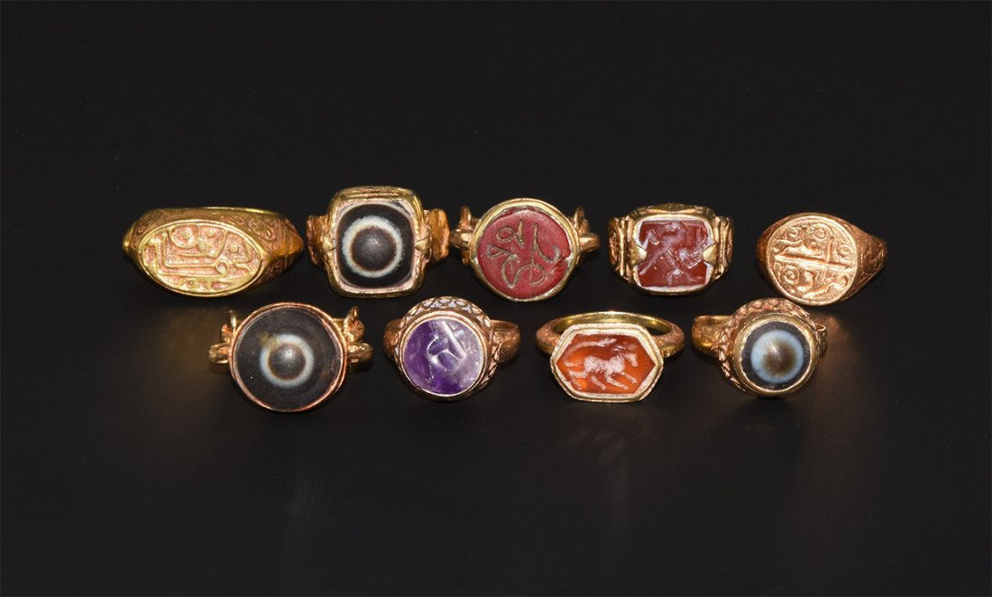 Post Medieval Gilt Ring Group (1 of 1)
