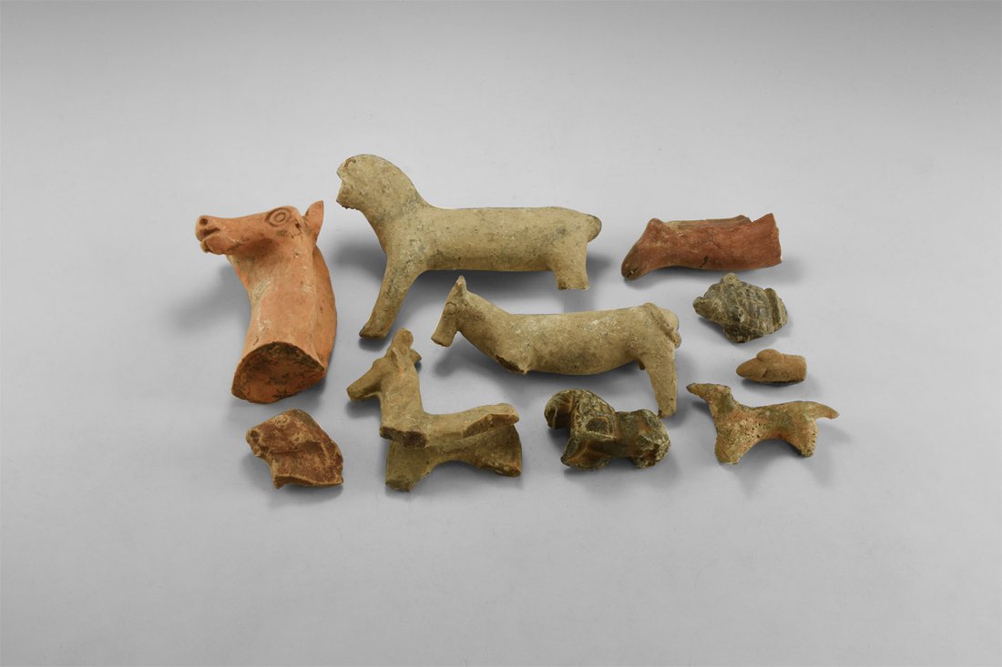 Western Asiatic Ceramic Animal Group (1 of 1)