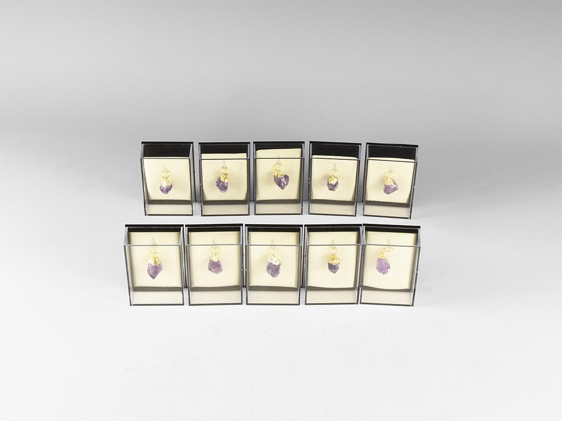 Amethyst Pendants Group. (1 of 1)