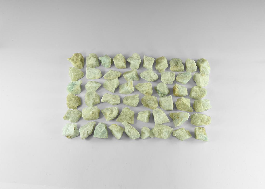 Large Green Beryl Crystal Group. (1 of 1)