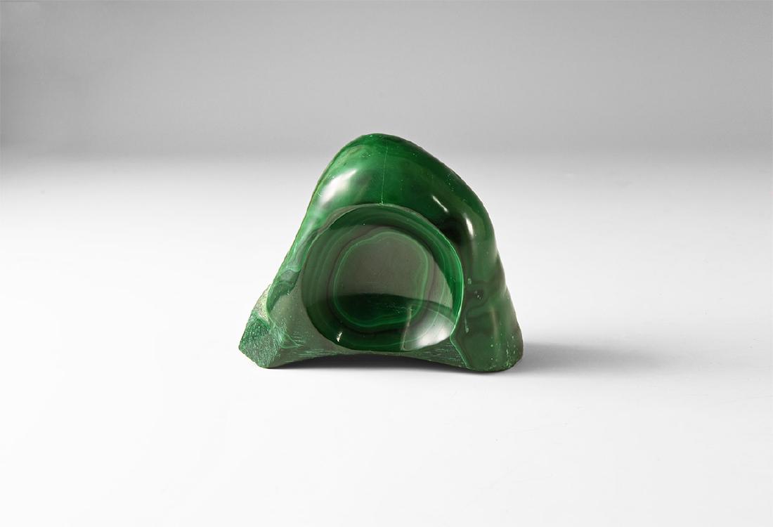 Polished Malachite Dish. (1 of 1)