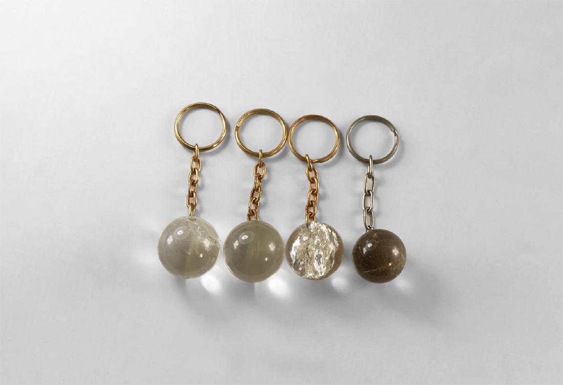 Quartz Sphere Keyring Group. (1 of 1)
