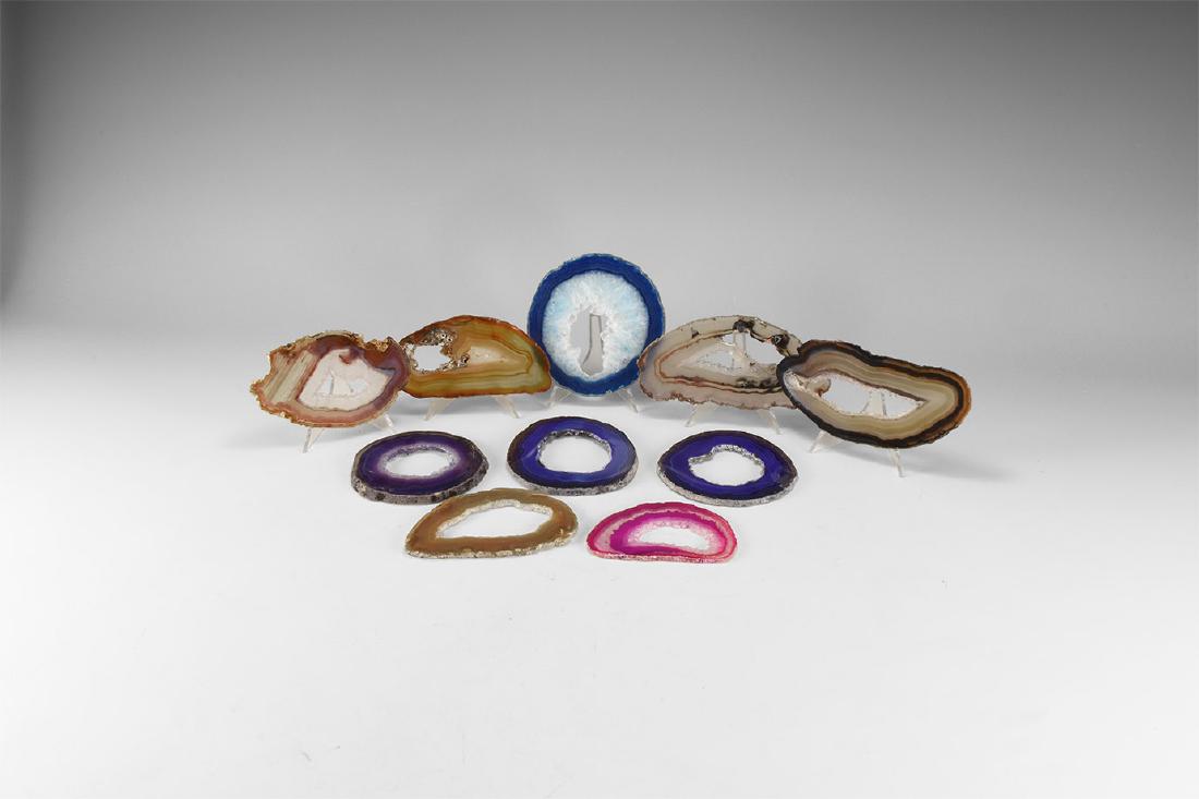 Cut and Polished Agate Group. (1 of 1)