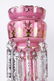 PAIR OF VICTORIAN PINK OPALINE LUSTRE DROP VASES - 2