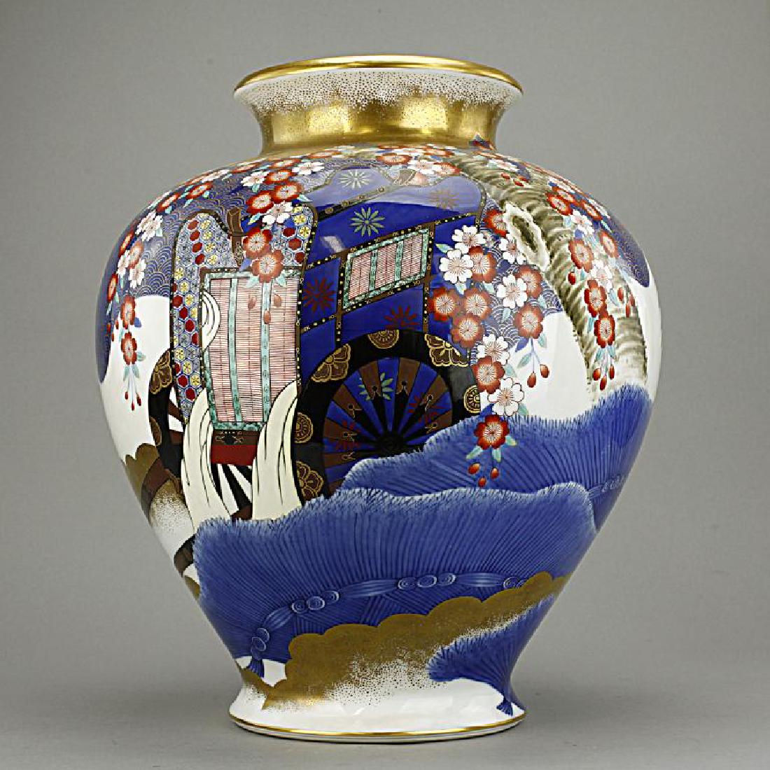 LARGE JAPANESE FUKAGAWA JAR (1 of 5)