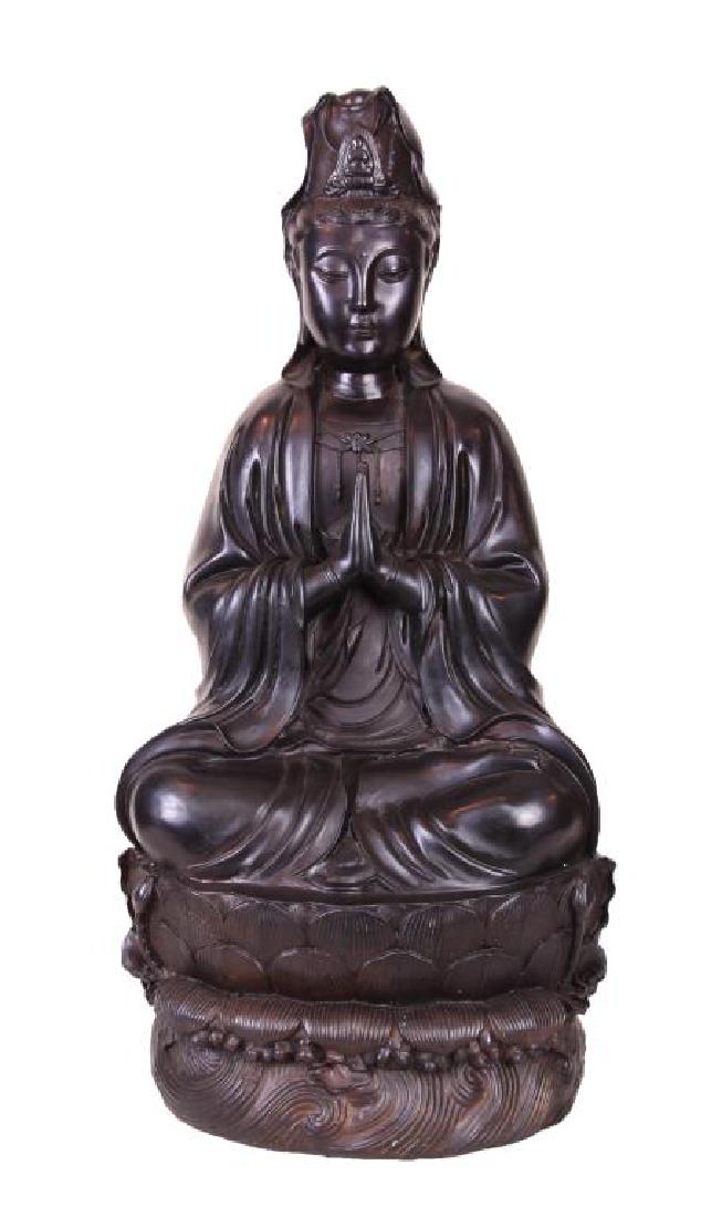 BRONZE GUAN YIN STATUE (1 of 2)