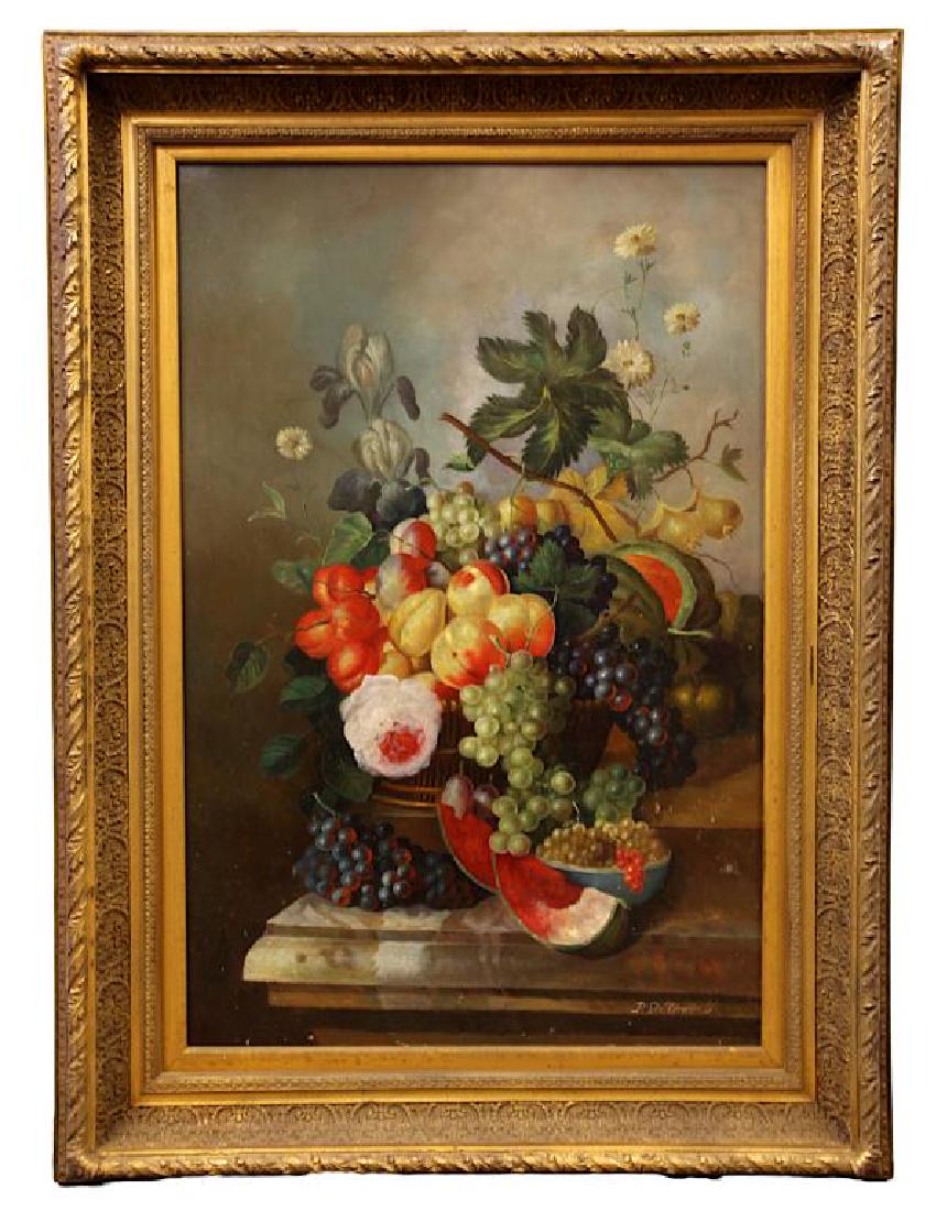 STILL LIFE ON CANVAS PAINTING (1 of 2)