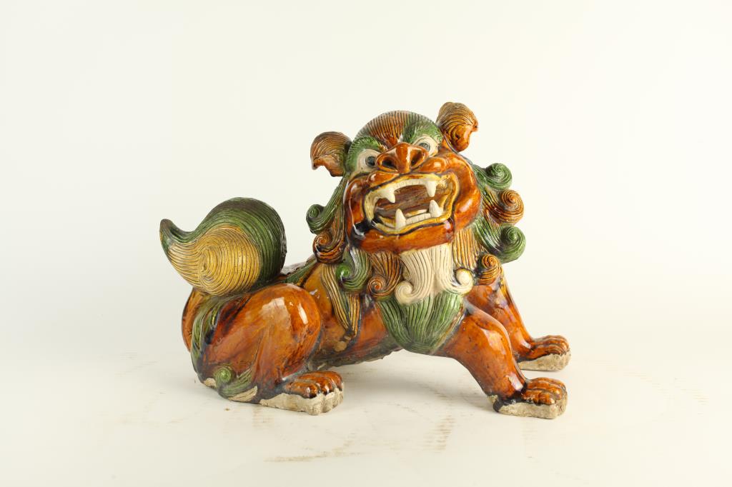 CHINESE CERAMIC FOO DOG (1 of 4)