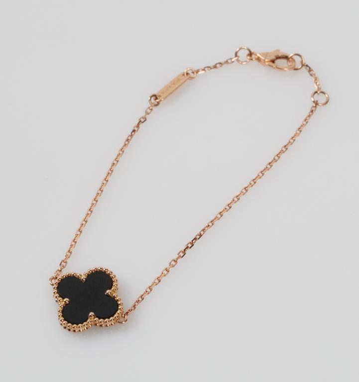 VINTAGE 18K VAN CLEEF & ARPELS-STYLE BRACELET (1 of 4)