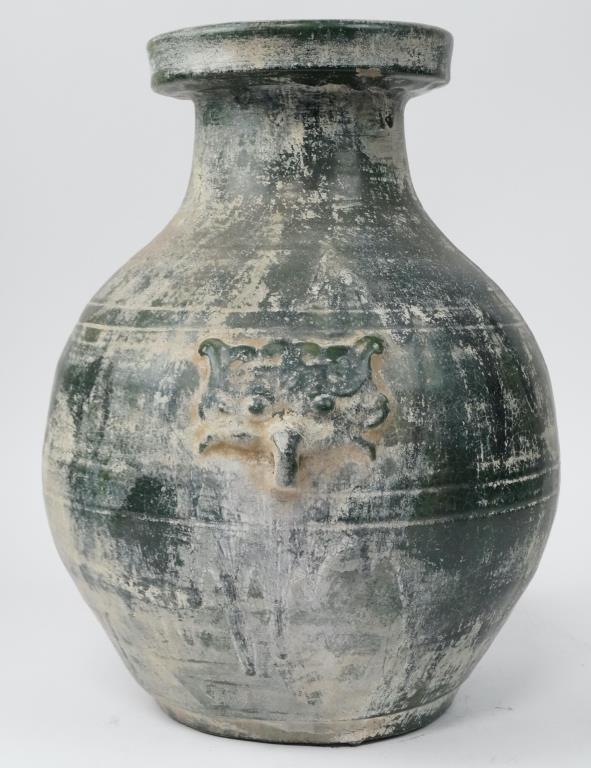 ANTIQUE CHINESE POTTERY JAR (1 of 6)