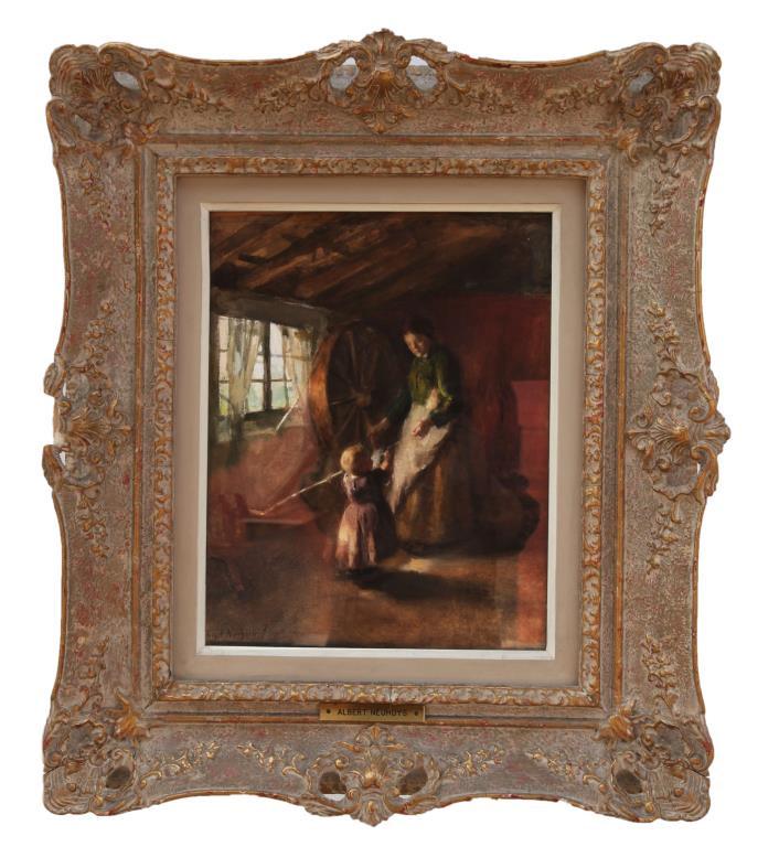 ALBERT NEUHUYS   DUTCH 19TH CENTURY OIL PAINTING (1 of 4)