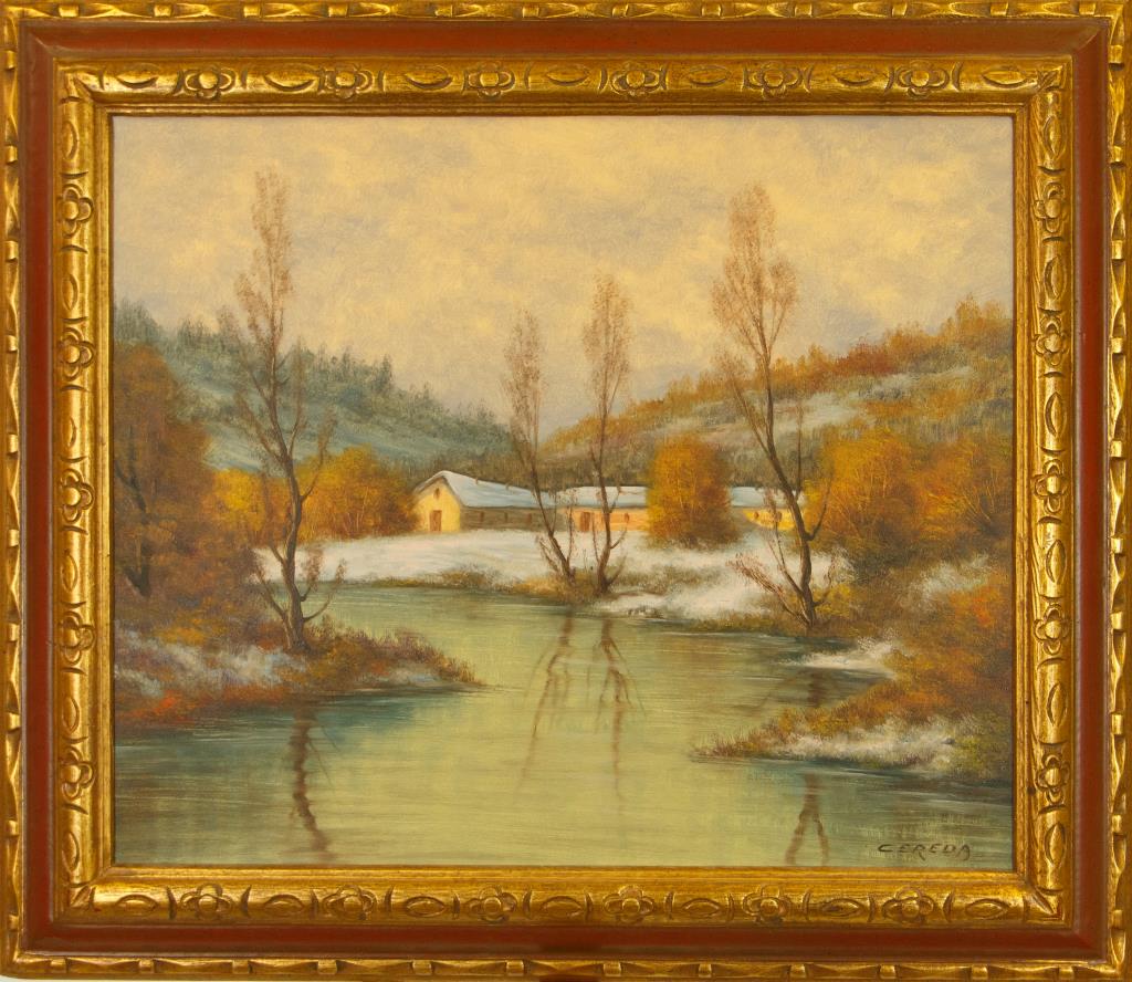 Antonio Cereda ,oil Painting On Canvas