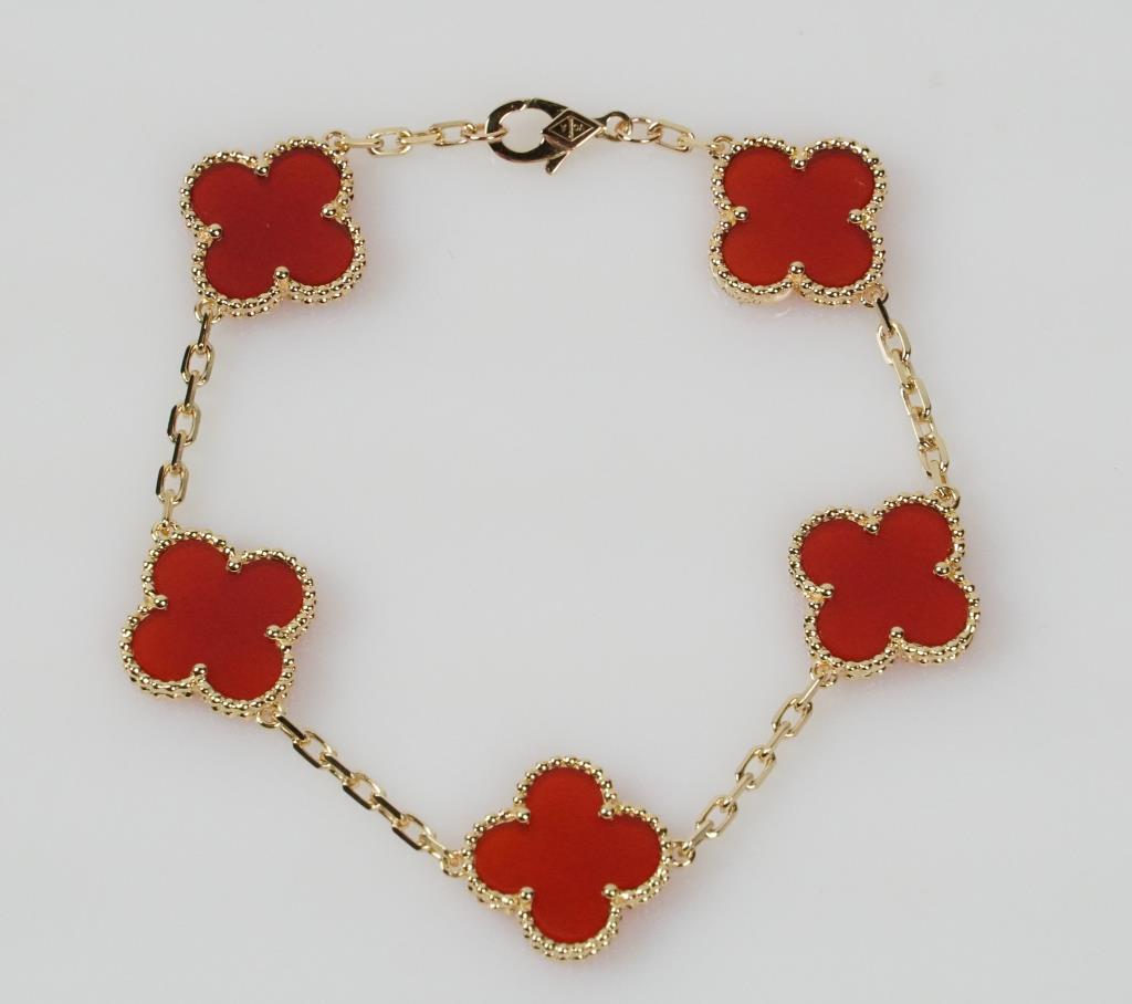 VINTAGE 18K VAN CLEEF & ARPELS-STYLE BRACELET (1 of 2)
