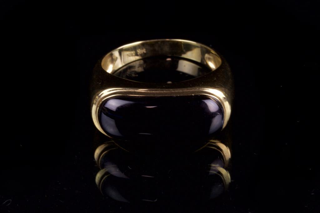 14K GOLD RING WITH ONYX (1 of 2)