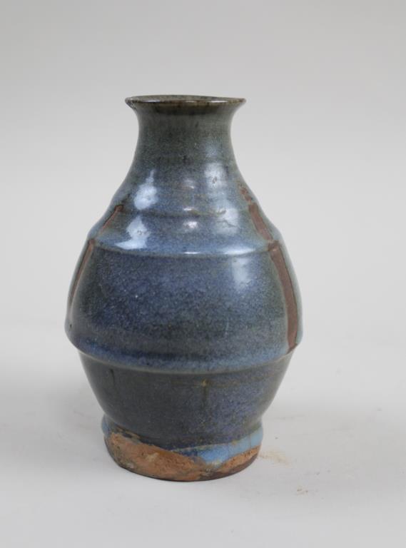 CHINESE JUNYAO VASE WITH PURPLE SPLASH (1 of 3)