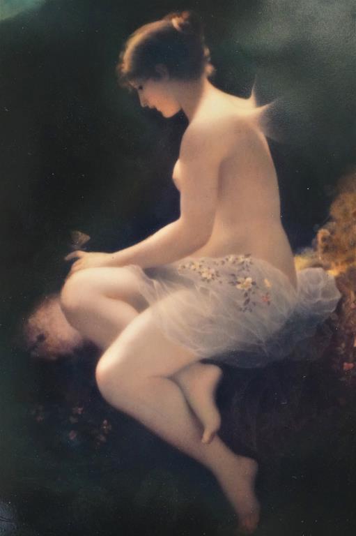 BEAUTIFUL KPM PORCELAIN PLAQUE "PSYCHE" (1 of 6)