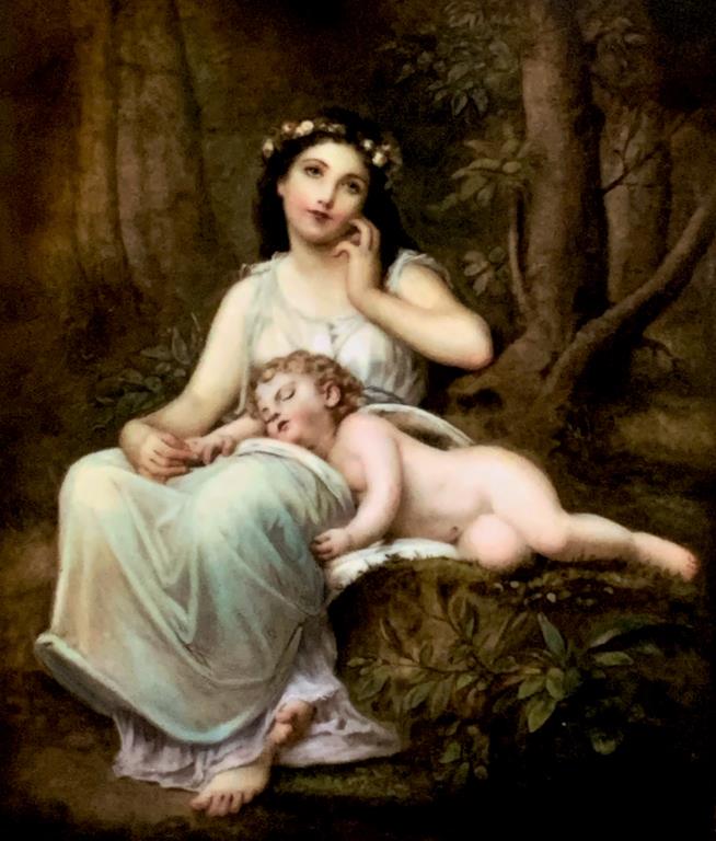 BEAUTIFUL KPM PORCELAIN PLAQUE (1 of 4)