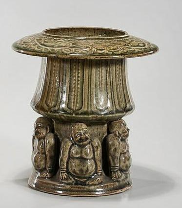 CHINESE GLAZED URN (1 of 4)