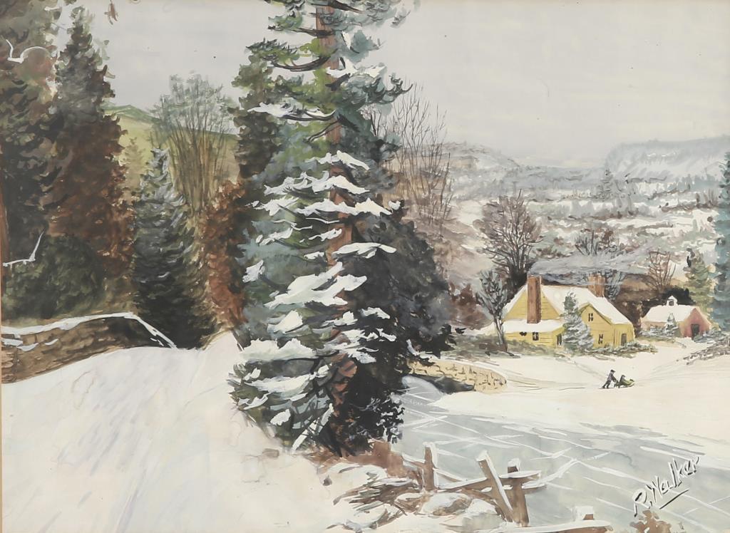 R. WALKER, CANADIAN (20TH CENTURY): R. Walker is an artist. The artist's work has been offered at auction. Since 2003 the record price for this artist at auction is USD $1,374 for "An Archer, Thought to be of The Society of St. George, 