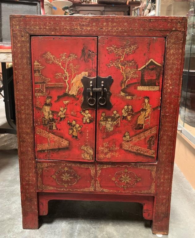 ANTIQUE CHINESE TWO-DOOR CABINET (1 of 4)