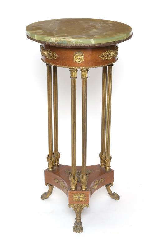 EMPIRE STYLE MAHOGANY GUERIDON TABLE (1 of 1)