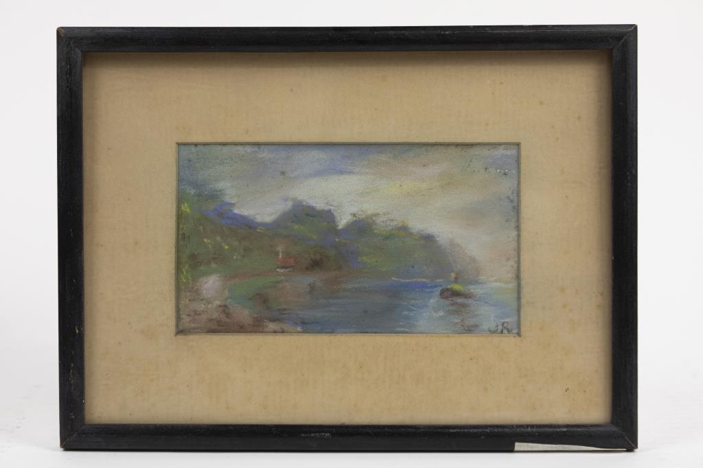 FRAMED LANDSCAPE DRAWING BY JR (1 of 3)