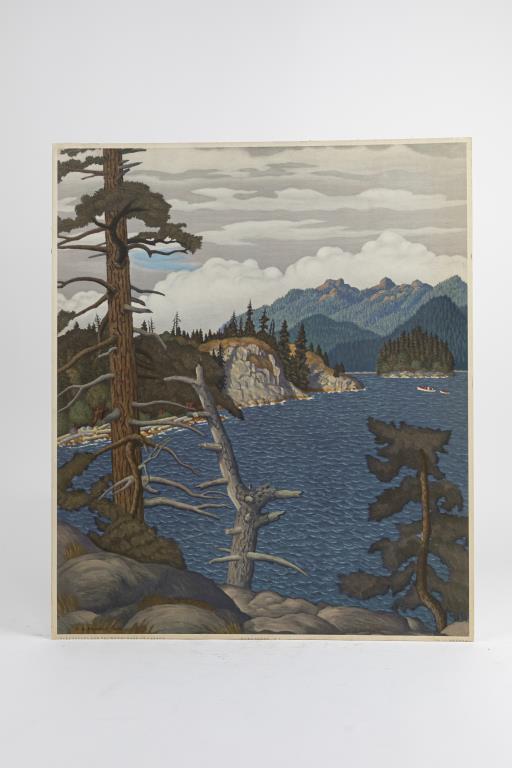 EDWARD JOHN (E.J.) HUGHES, CANADIAN (1913 - 2007) (1 of 4)