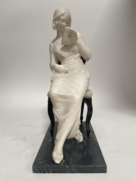 CARVED STONE STATUE OF A BEAUTY (1 of 4)