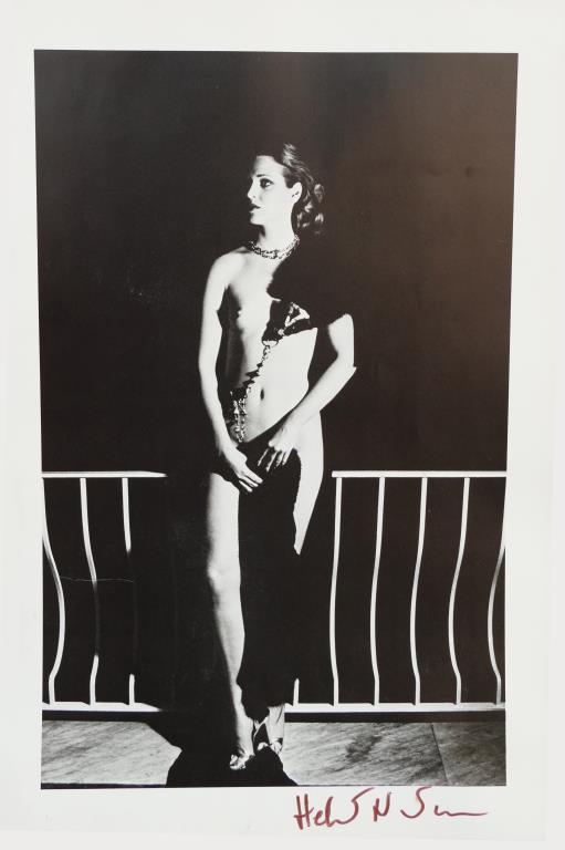 A PHOTOGRAPH PRINT BY HELMUT NEWTON (1 of 2)