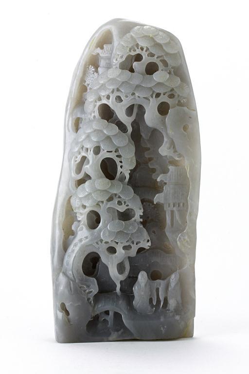 CHINESE CARVED JADEITE BOULDER (1 of 2)