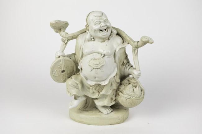 CHINESE FIGURE OF A HAPPY BUDDHA (1 of 7)