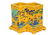262: CHINESE YELLOW GROUND DOUBLE VASE BRUSHPOT - 3