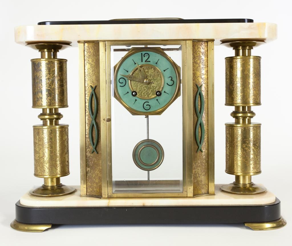 ART DECO MANTEL CLOCK (1 of 1)